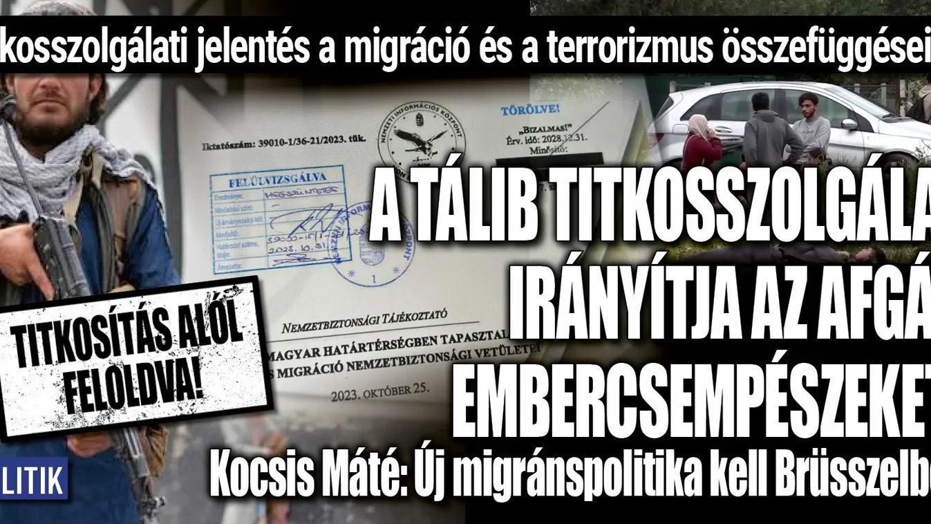 A tálib titkosszolgálat irányítja az afgán embercsempészeket