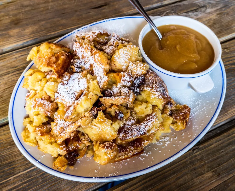 Typical,Bavarian,Dessert,-,Called,Kaiserschmarrn,-,Translation:,Cut-up,And