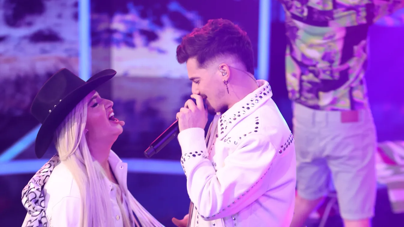 Élő adásban flörtölt Marics Peti