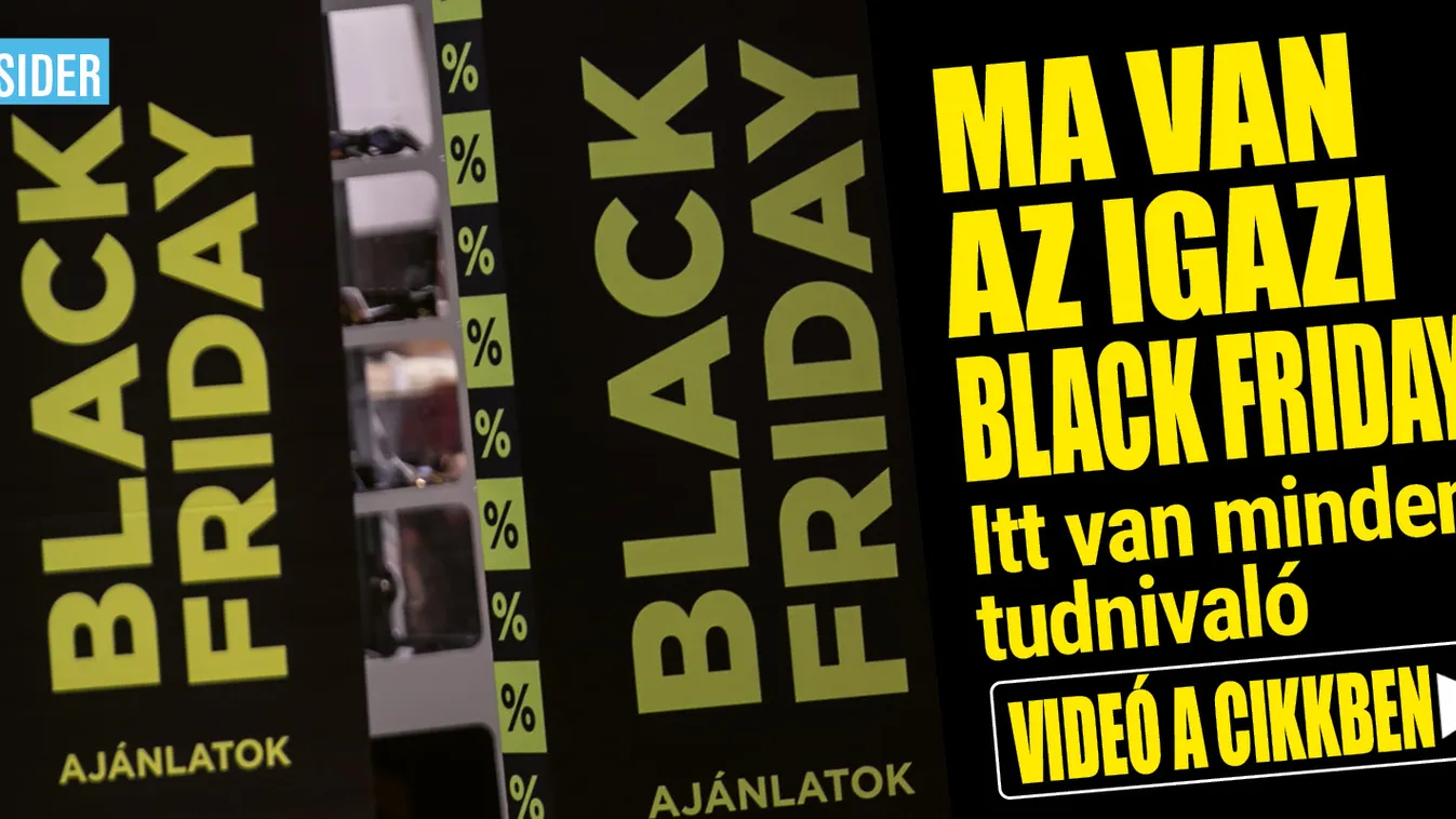 Most van az igazi Black Friday, íme minden tudnivaló – Videó