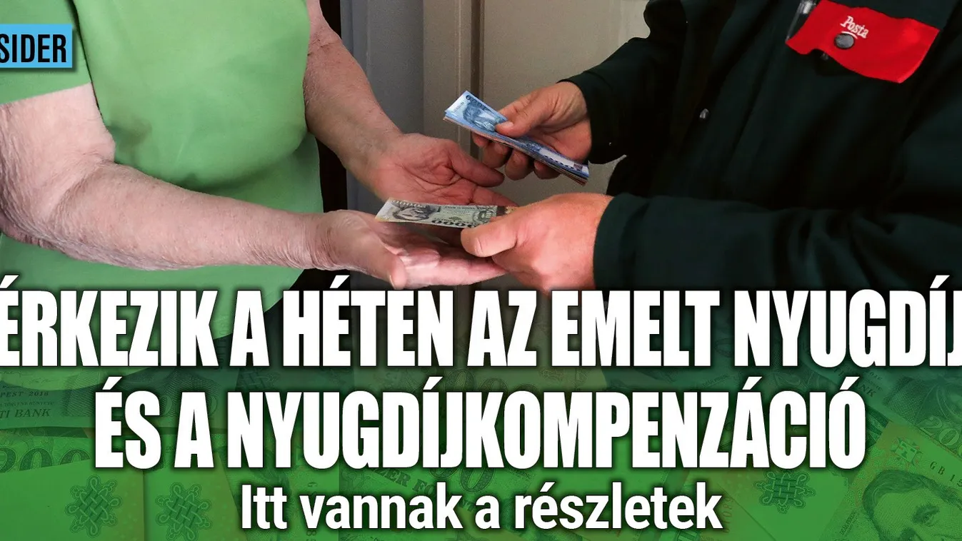 Érkezik az emelt nyugdíj és a kompenzáció, íme a részletek