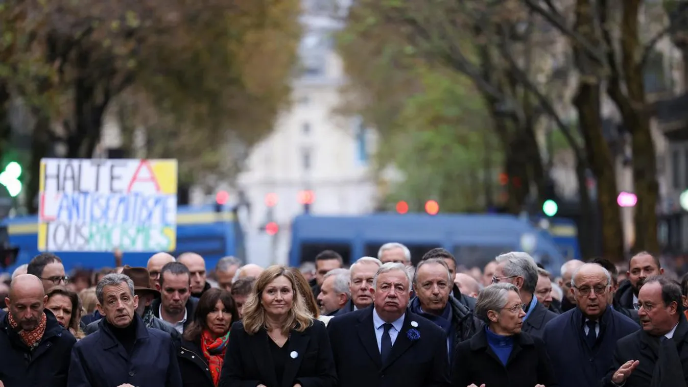 Közel 200 ezren az antiszemitizmus ellen Párizsban