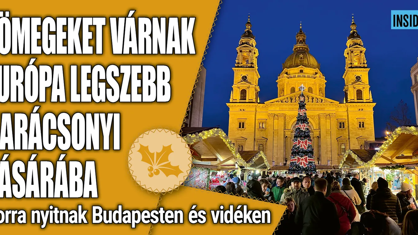 Megnyíltak a pesti karácsonyi vásárok