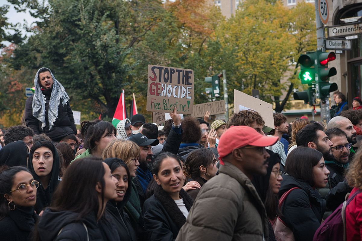 Middle East Conflict - Pro-Palestinian Demo in Berlin Kreuzberg