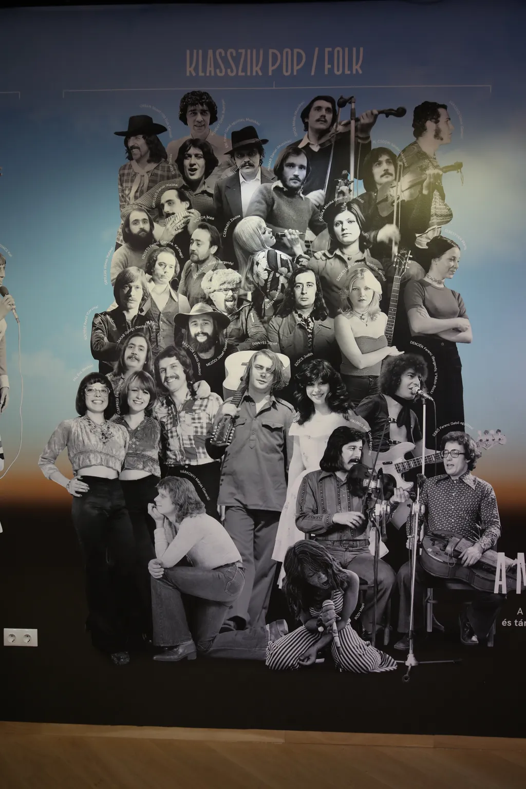 magyar Zene haza hiressegek fala