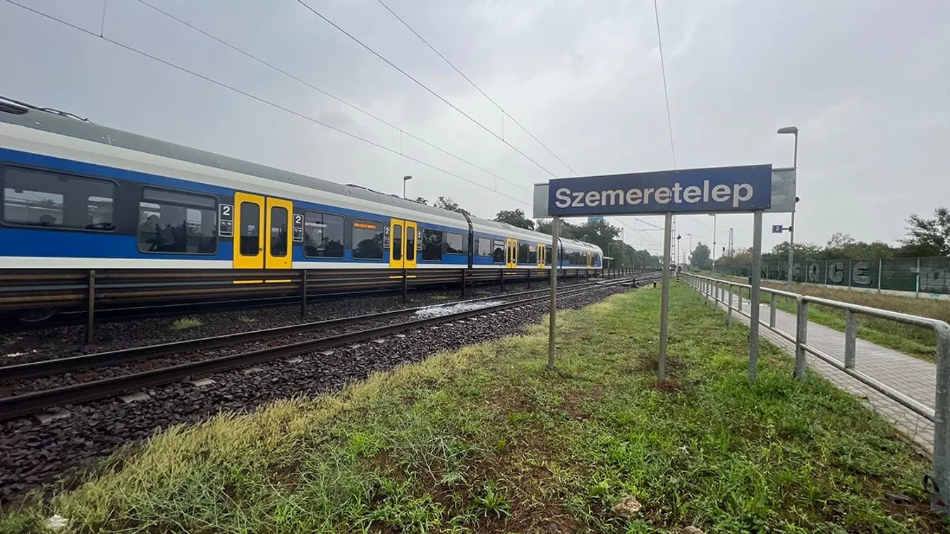 Gázolt a vonat a KöKi-n