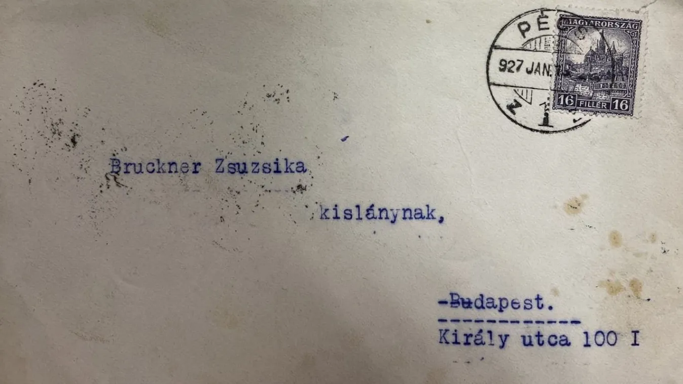 Egy édesapa, lányának írt, háború előtti levelére bukkantak