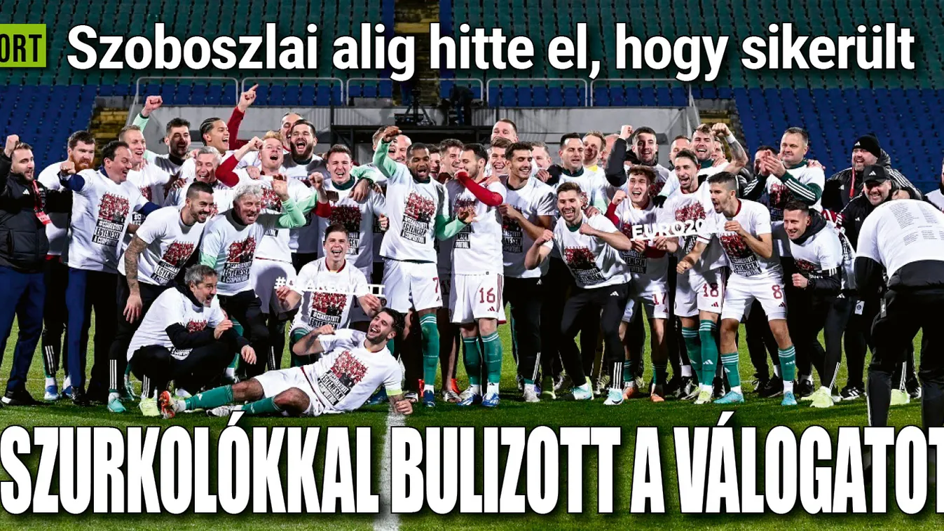 Szoboszlai a szurkolókkal bulizott