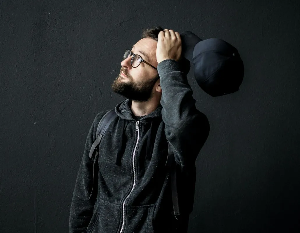 gondolkodó, gondolkodik, férfi