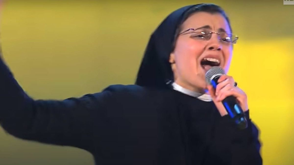 It’s the nun who won the vote: she left the order, today you don’t even recognize her