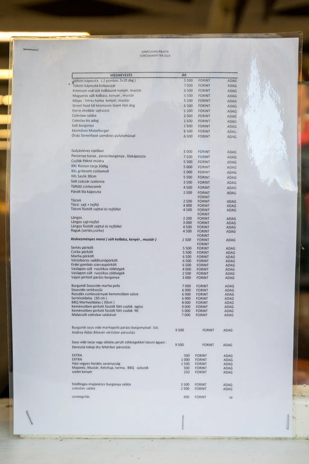 karácsonyi vásár vörösmarty tér 2023 december