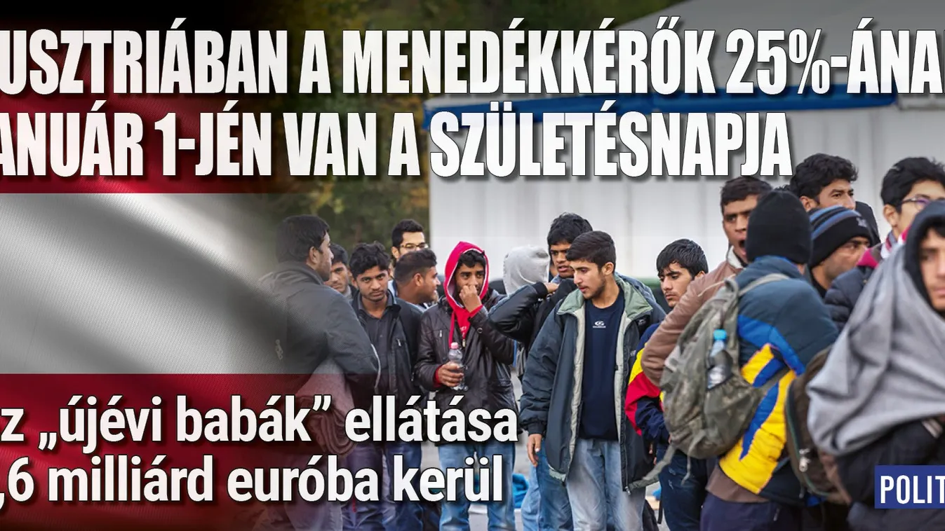 A menedékkérők 25%-ának január 1-jén van a születésnapja