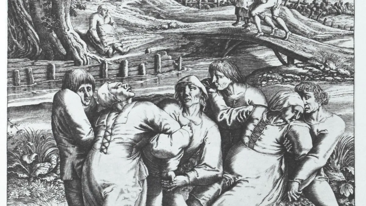 A táncmánia művészi ábrázolása