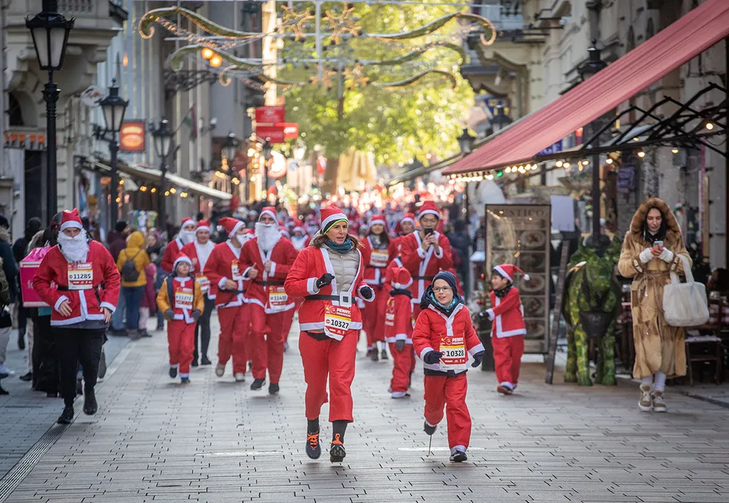 20231203 Budapest, Mikulásfutás. Fotó:Bánkúti Sándor