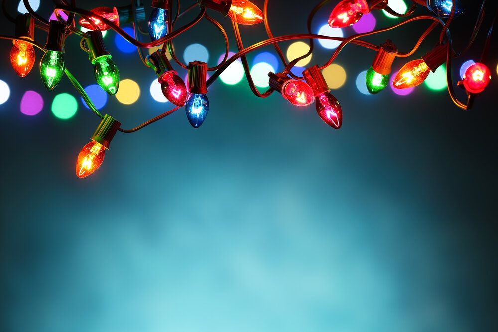 karácsonyi dekoráció, fényfűzér, dekor
