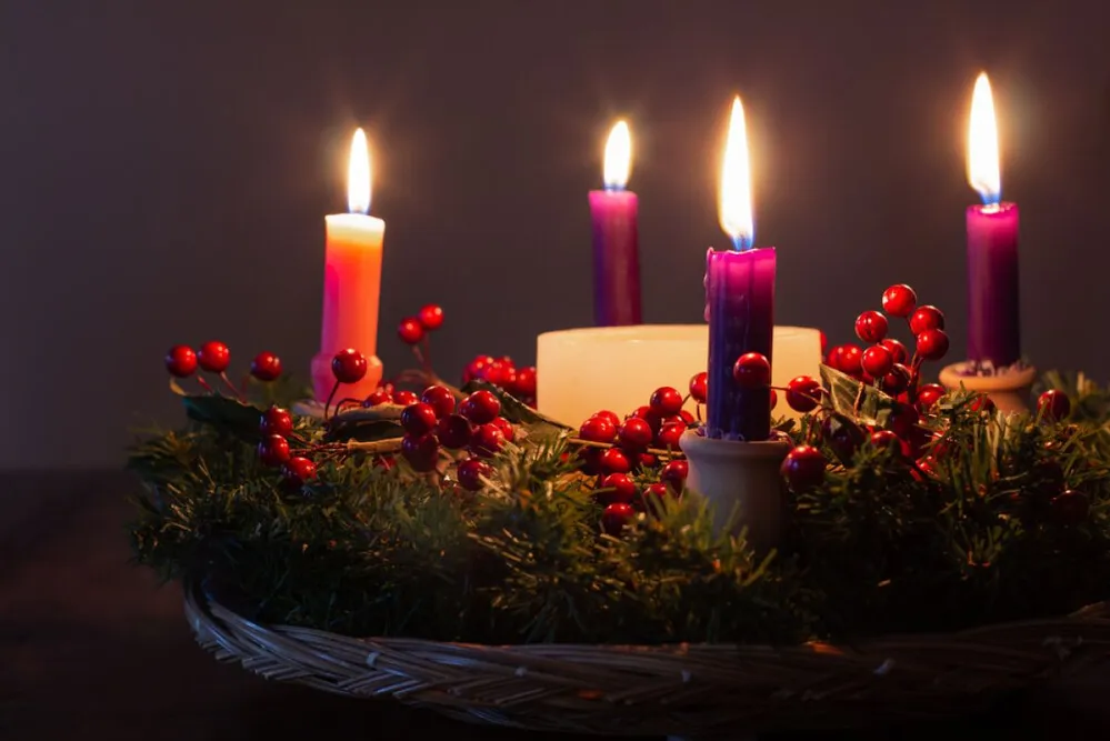 adventi koszorú, karácsony, gyertya