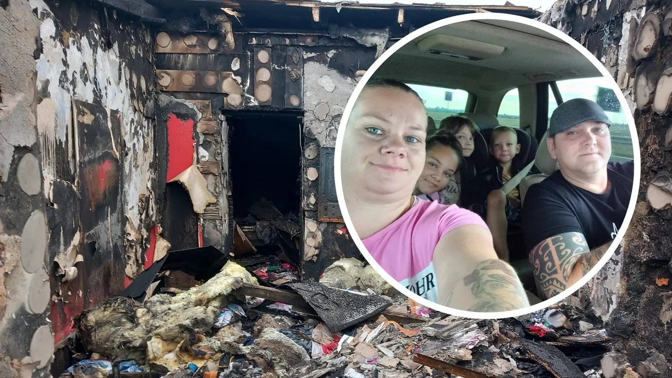 Mindhárom gyermekét kimentette a tűzből a hős édesanya