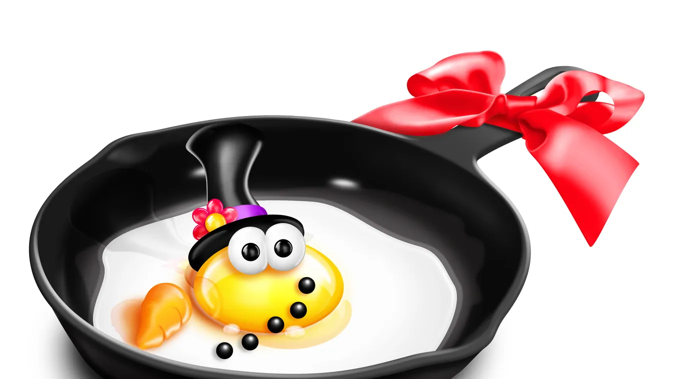 Így néz ki a karácsonyi tükörtojás