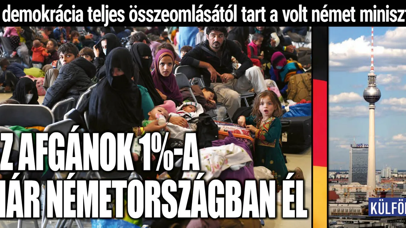 Az afgánok egy százaléka már Németországban él!