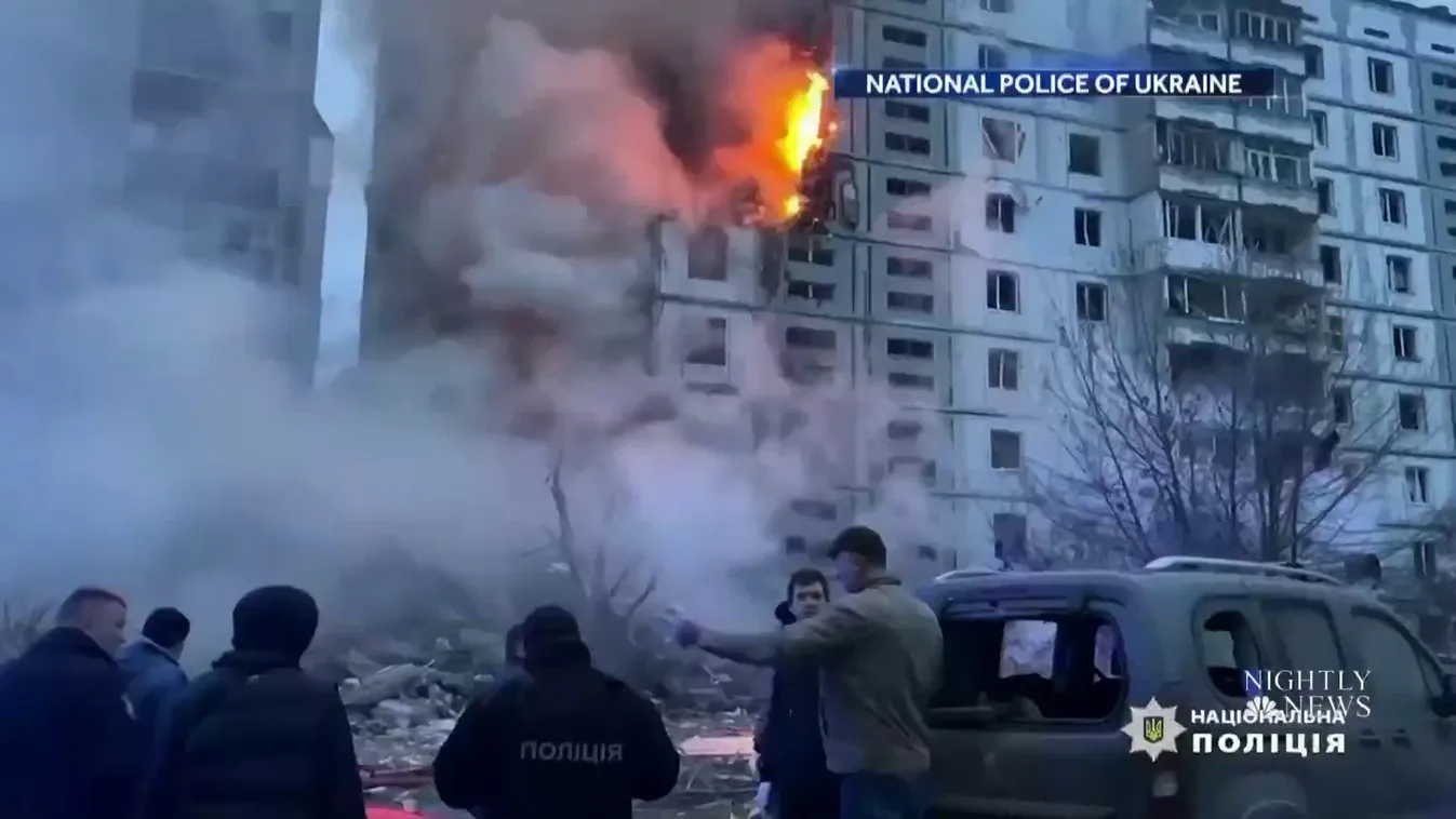 Súlyos orosz légitámadás érte Ukrajnát