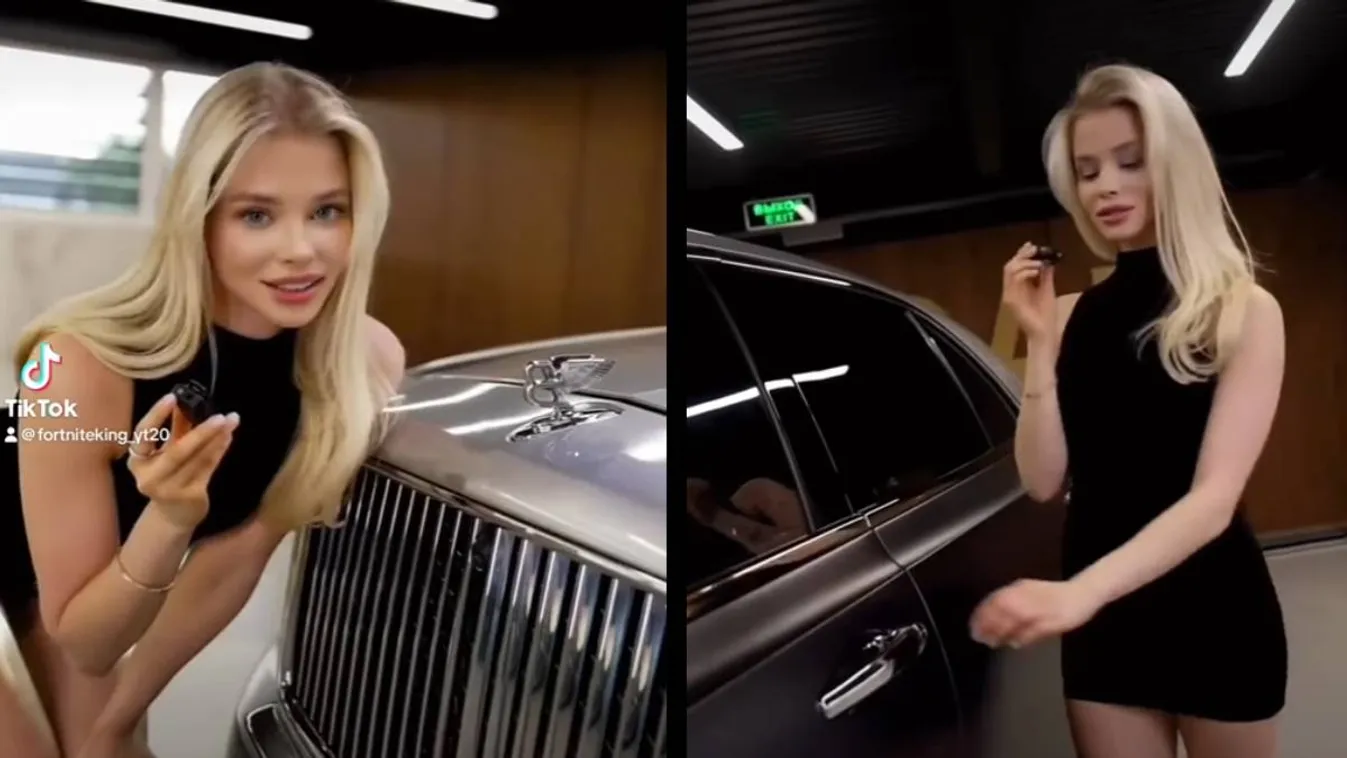 Megtaláltuk a mémmé vált Bentley-reklám szőke bombázóját
