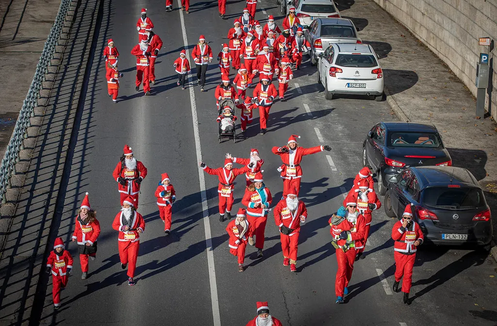 20231203 Budapest, Mikulásfutás. Fotó:Bánkúti Sándor