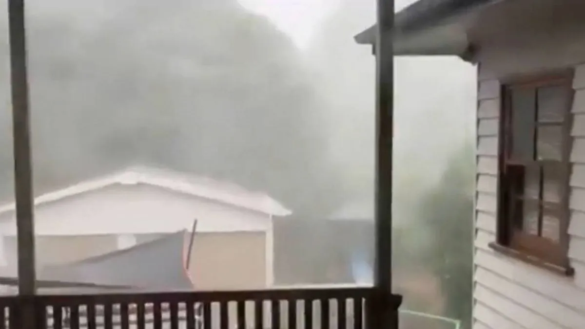 vihar, Ausztrália, fotó: TV2 Tények videógrab