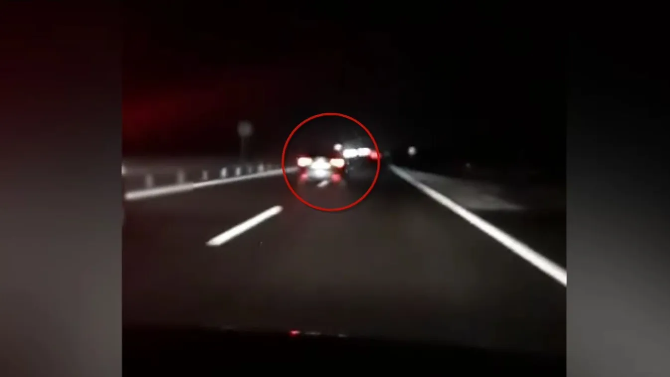 Pánik az M3-ason: azt sem tudta, merre tart egy sofőr