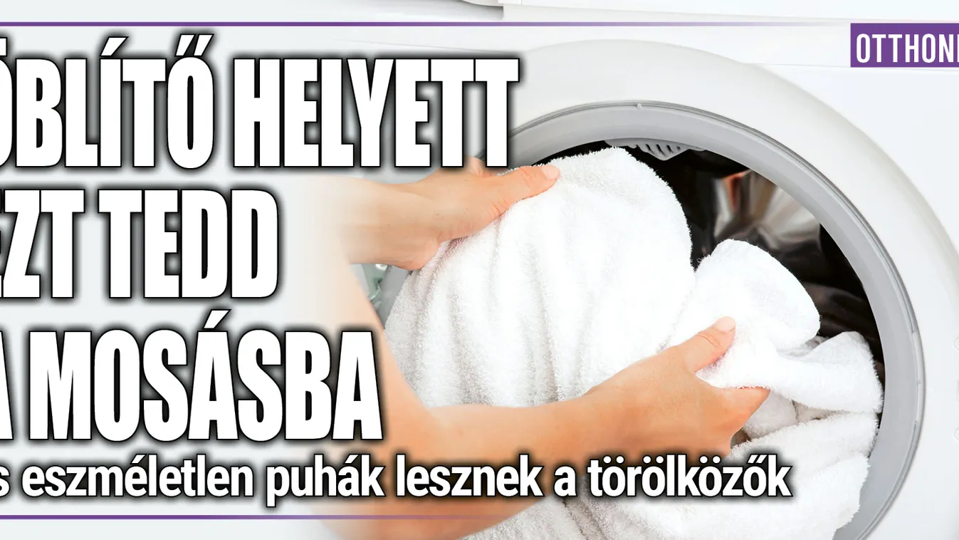 Öblítő helyett ezt használd, puhák lesznek a törölközők