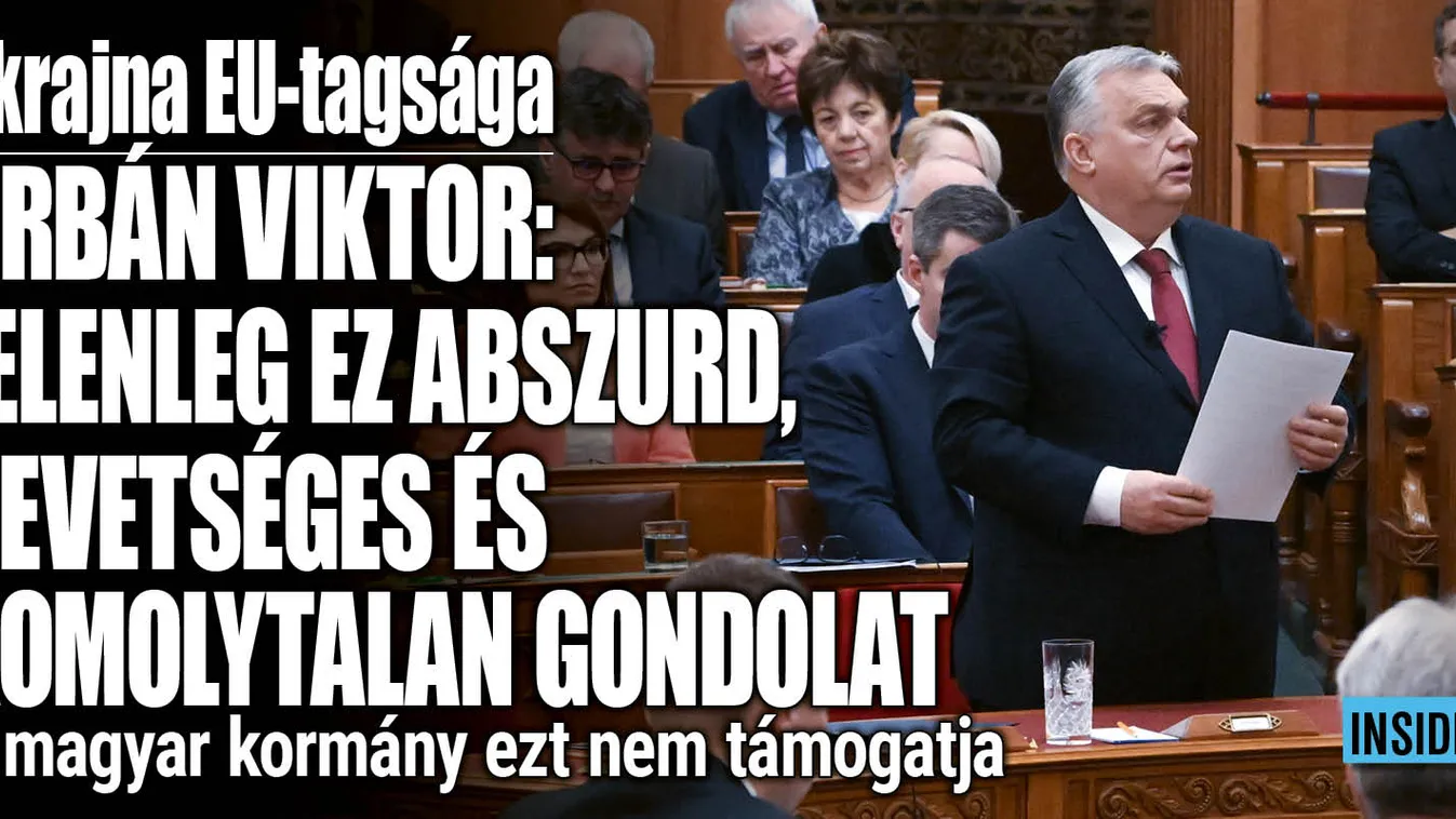 Orbán Viktor Ukrajna EU-csatlakozásáról beszélt