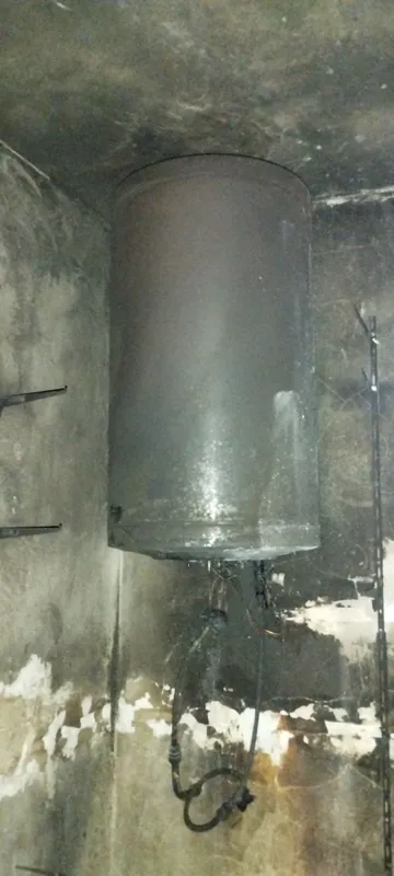 Papadimitriu Athina háza leégett