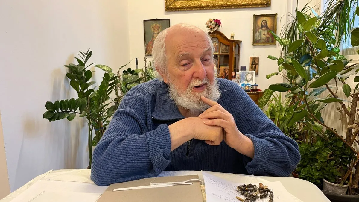 Kardos atya április óta hatása alatt van annak, hogy a pápával találkozhatott / Fotó: Vaskó Tamás 