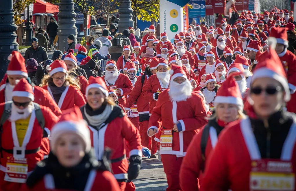20231203 Budapest, Mikulásfutás. Fotó:Bánkúti Sándor