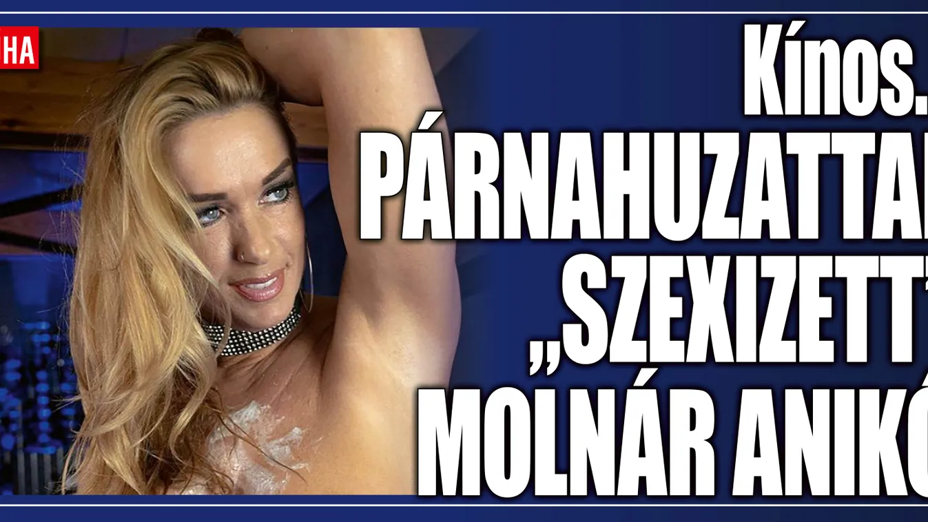Kínos: Párnahuzattal szexizett Molnár Anikó