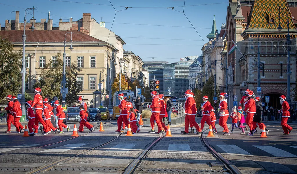 20231203 Budapest, Mikulásfutás. Fotó:Bánkúti Sándor