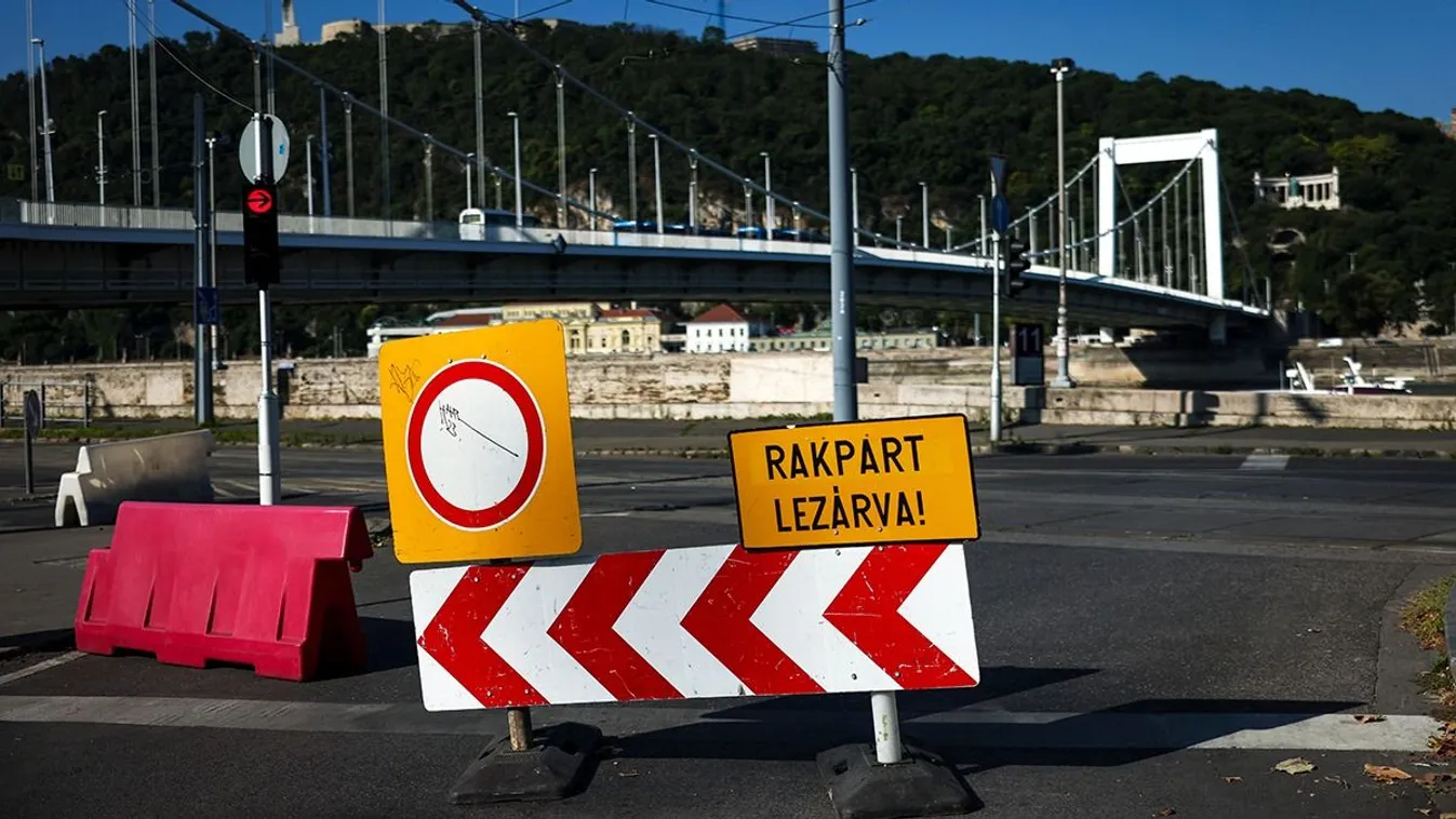 A rendőrség szerint veszélyes a rakparton tartózkodni