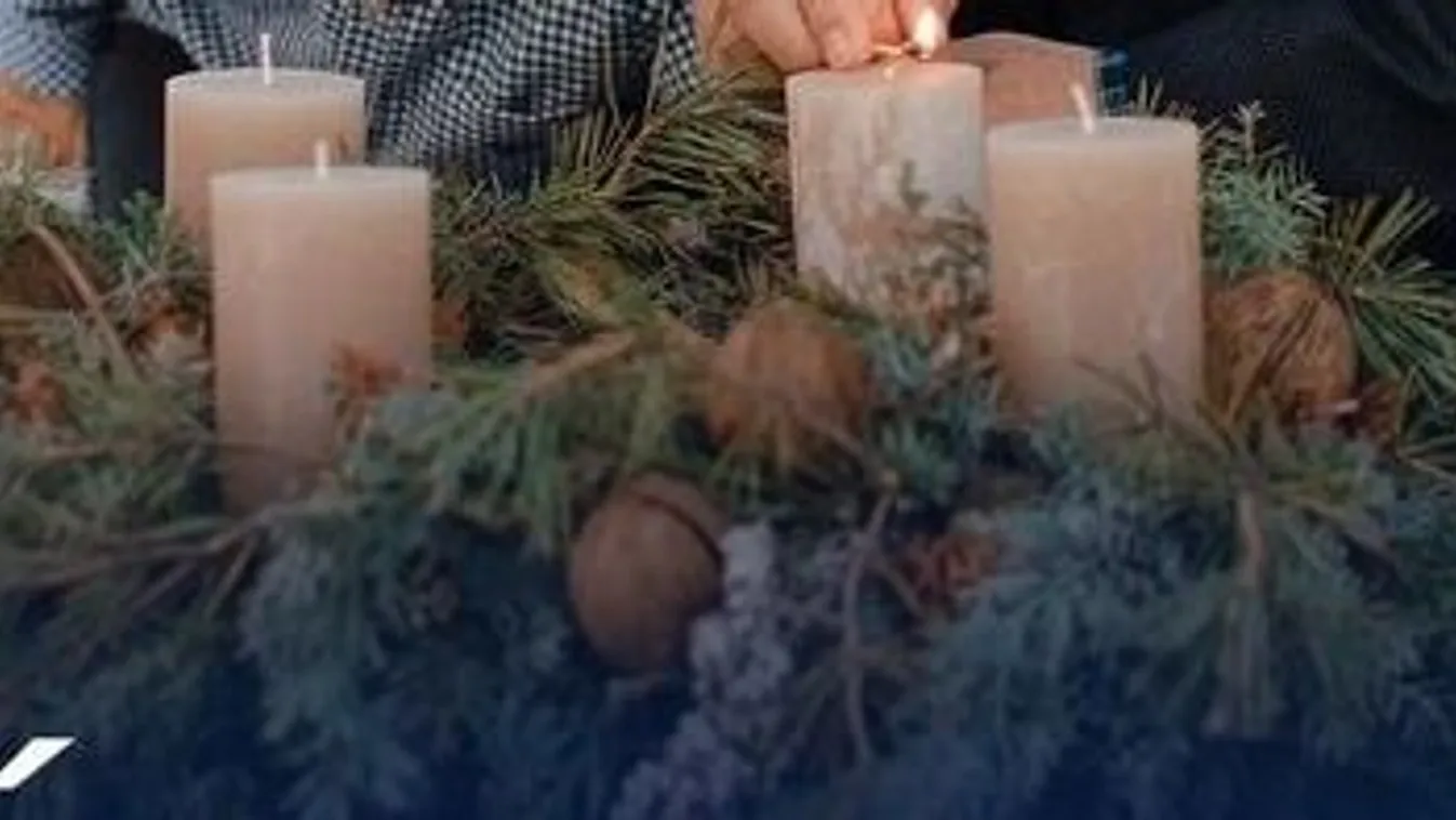 Unokájával gyújtotta meg az adventi gyertyát Orbán Viktor