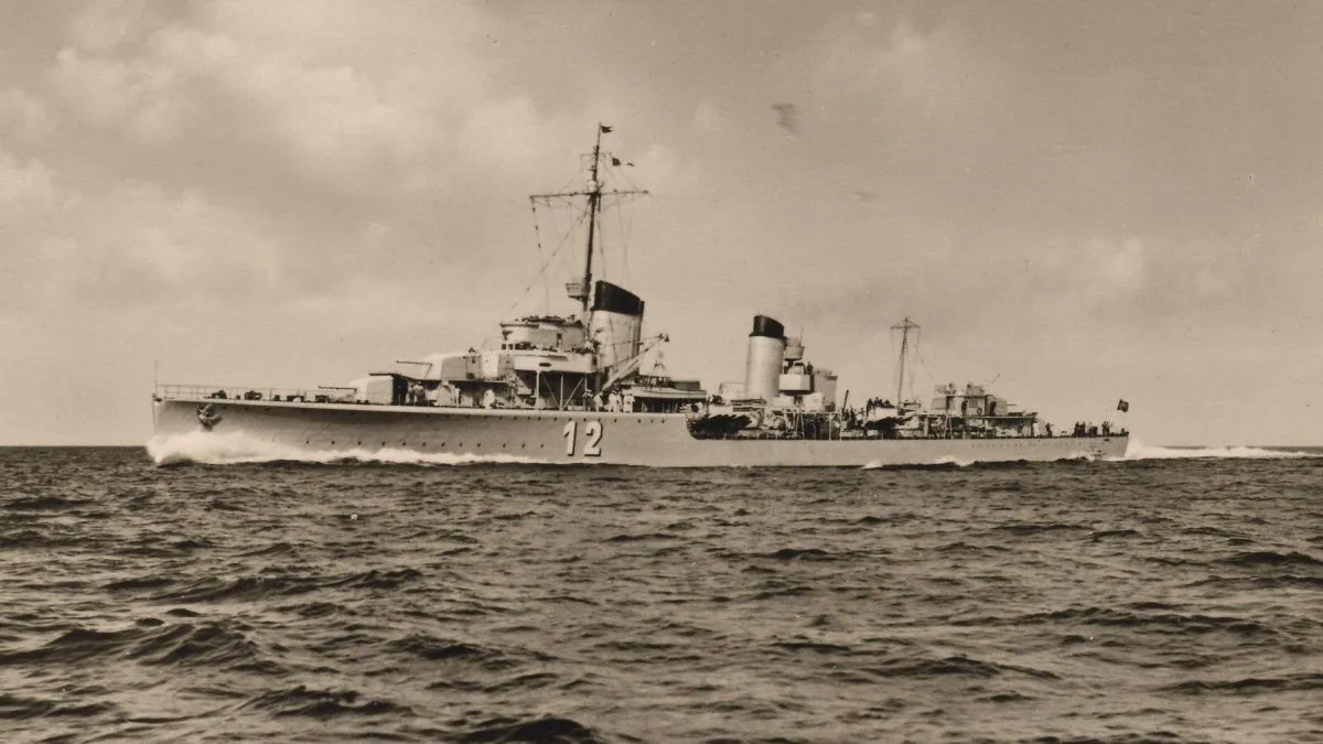 A Max Schultz német rombolóhajó a II. világháború előtt