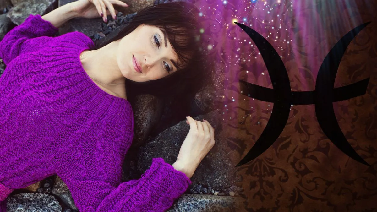 Zodiac,Sign,Of,Fish,,The,Woman,In,An,Astrology