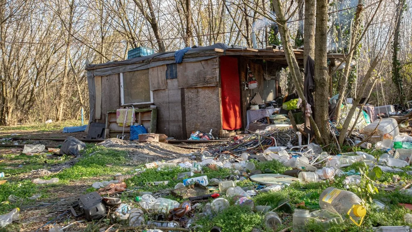 Illegális bádogváros Budapest közepén!