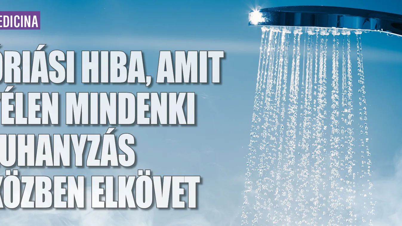 Óriási hiba, amit télen mindenki zuhanyzás közben elkövet