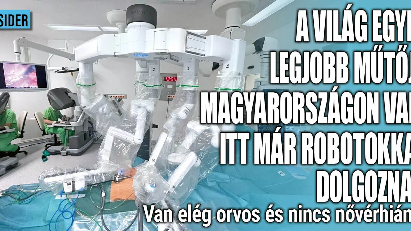 Európa élvonalában a hazai robotizált mellkassebészet