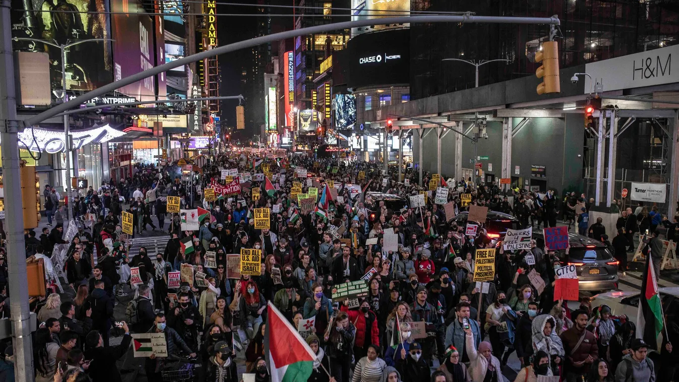 A karácsony eltörléséért tüntettek New Yorkban