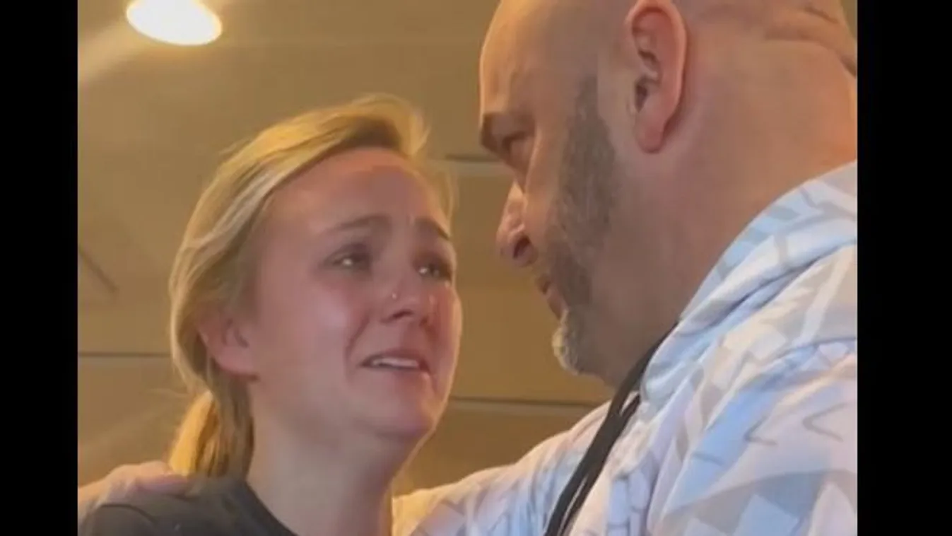 Élete legnagyobb borravalóját vette át a terhes pincérnő