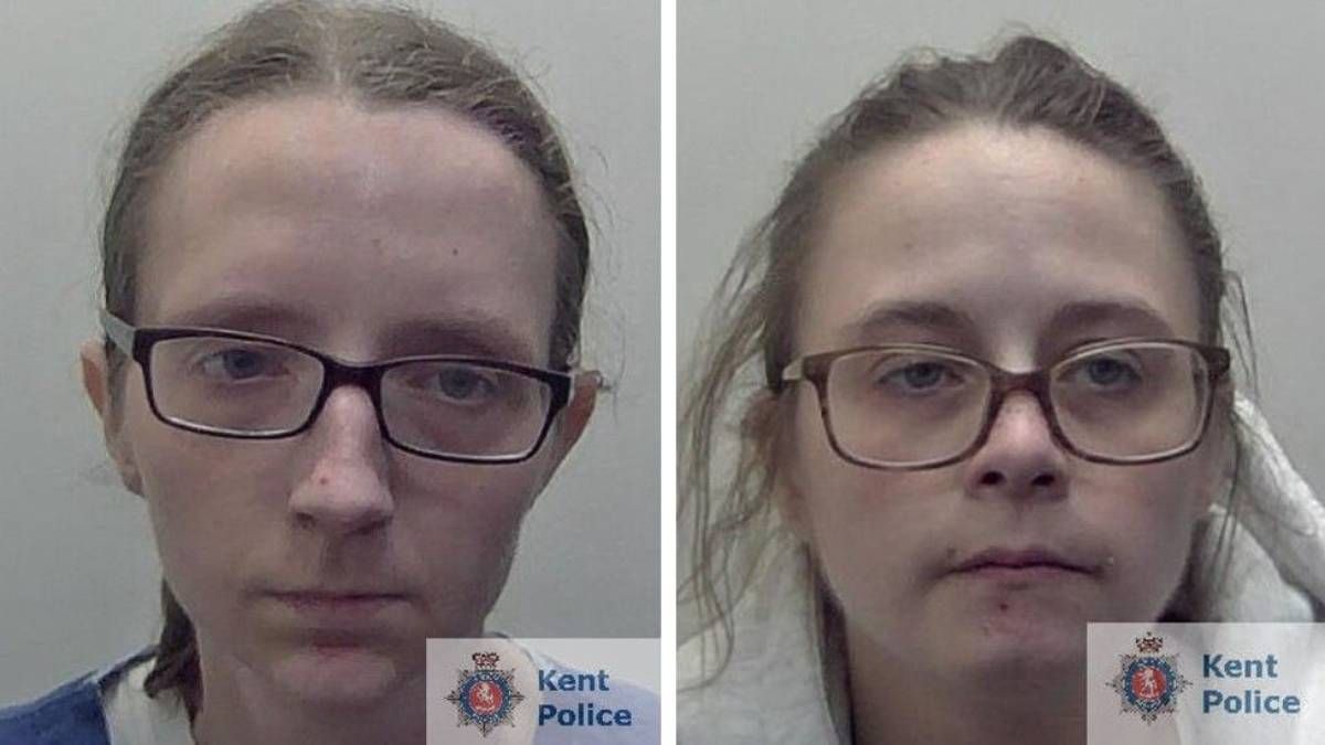 Ruth Lambert (balra) és Jessica Silvester, rabosító fotó: Kent Police