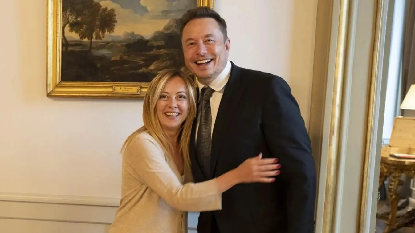 Bulvársajtó: Giorgia Meloninak viszonya lehet Elon Muskkal