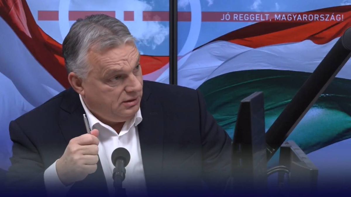Orbán Viktor, Jó reggelt, Magyarország, fotó: Facebook videógrab