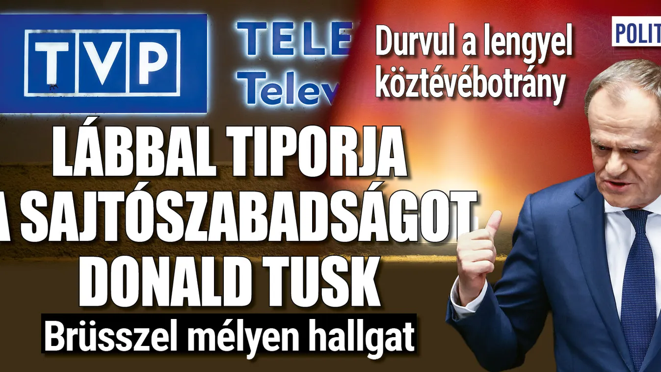 Egyre durvább a lengyel köztévébotrány, Brüsszel hallgat
