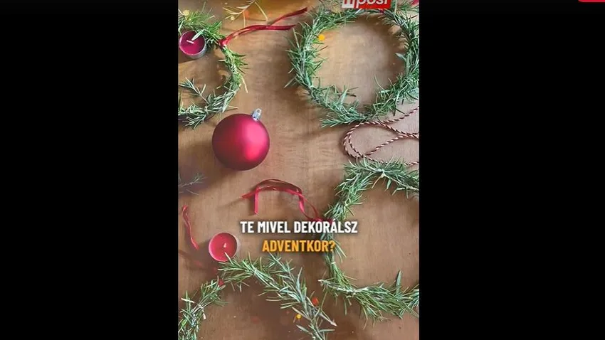 Bámulatos rozmaringkoszorú!
