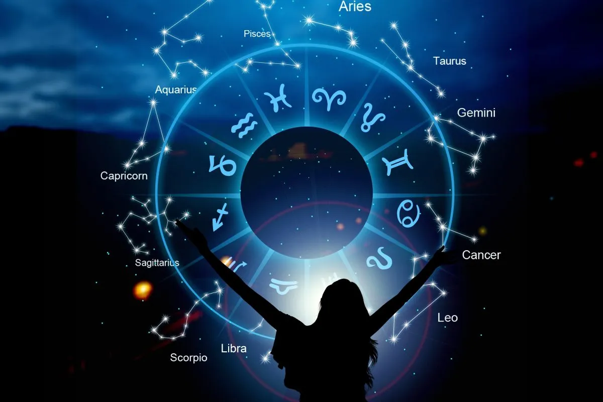 Astrological,Zodiac,Signs,Inside,Of,Horoscope,Circle,And,Woman,Silhouette.